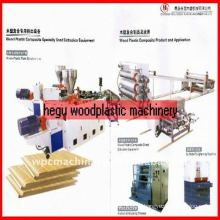 Wood-plastic plate WPC machinery